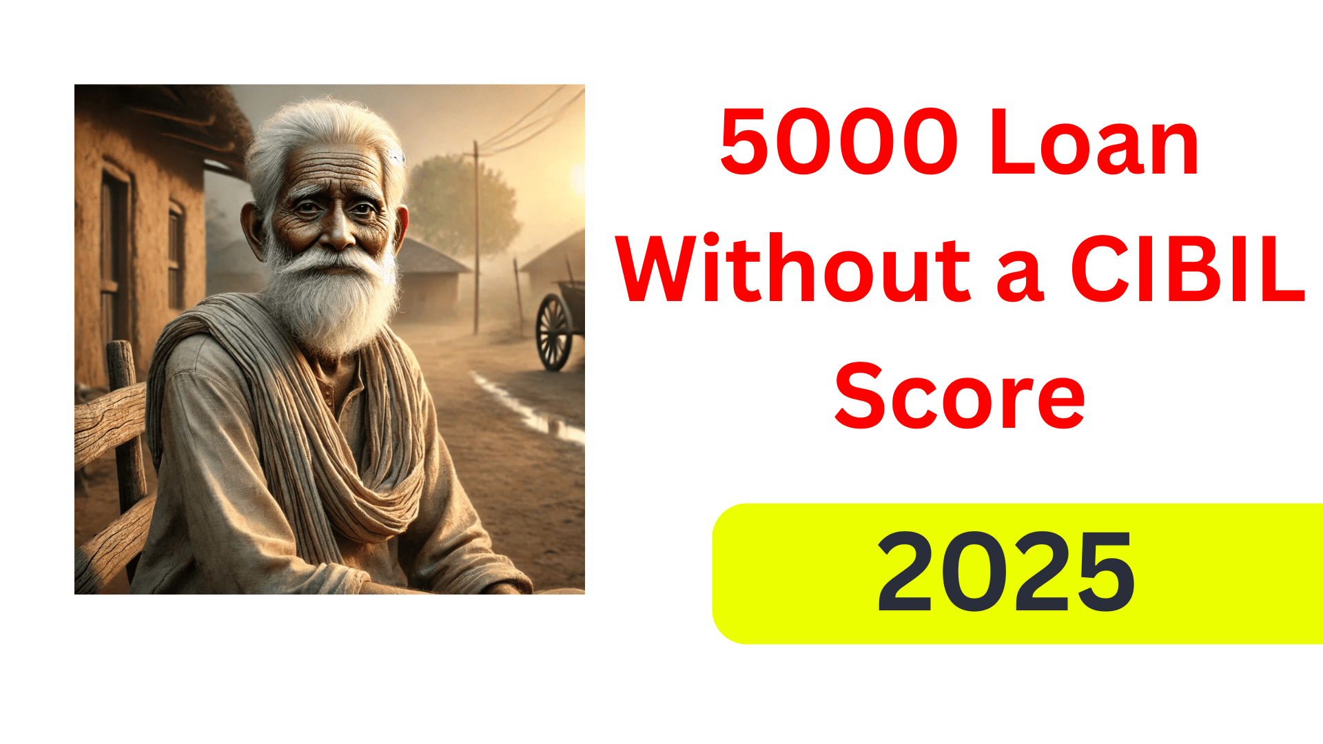 5000 Loan Without a CIBIL Score
